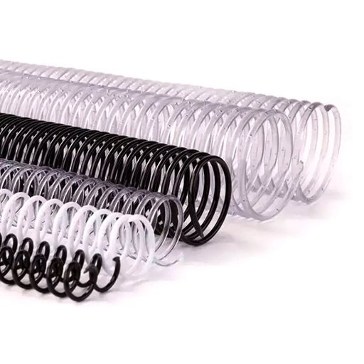 [RAFERESP23NE] ESPIRAL 23mm X 20 Negro para encuadernar