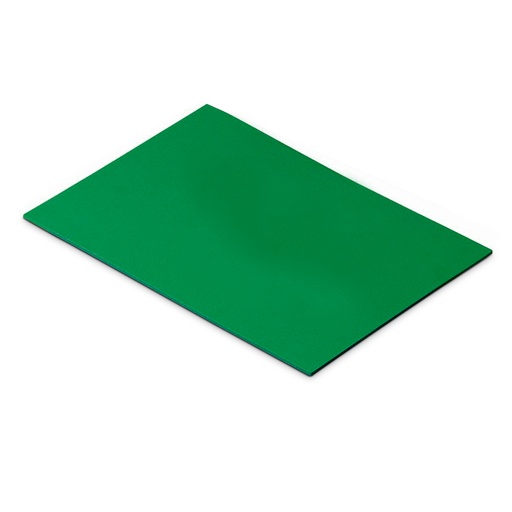 [GOMAEVAVER10] Goma Eva verde oscuro, pack de 10 unidades
