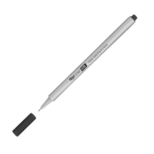[FILGOMAR038N] Microfibra de punta ultra fina 0.4mm. Filgo Liner 038 negro