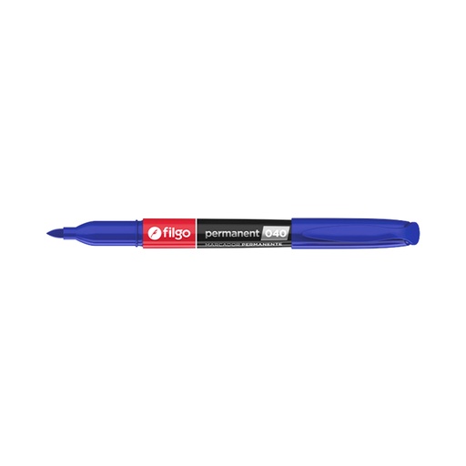 [FILGOMAR040A] Marcador permanente de punta fina 1.0mm. Filgo Permanent Marker 040 Azul
