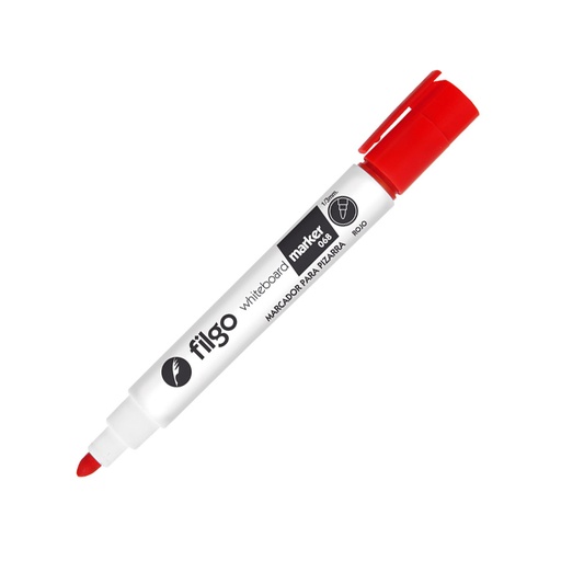 [FILGOMAR68RO] Marcador para pizarra Filgo Whiteboard Marker 068 rojo