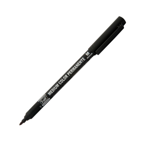[TRABI25NEGRO] Marcador permanente Trabi Punta mediana negro