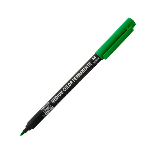 [TRABI25VDE] Marcador permanente Trabi Punta mediana verde