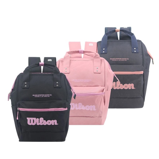 [LSDMO65AK000] Mochila Wilson Urban negra | gris | rosa, 16"