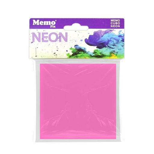 [MEMO7575X240] Notas Autoadhesivas MemoFix Neon, 75 x 75mm. pack de 240 hojas