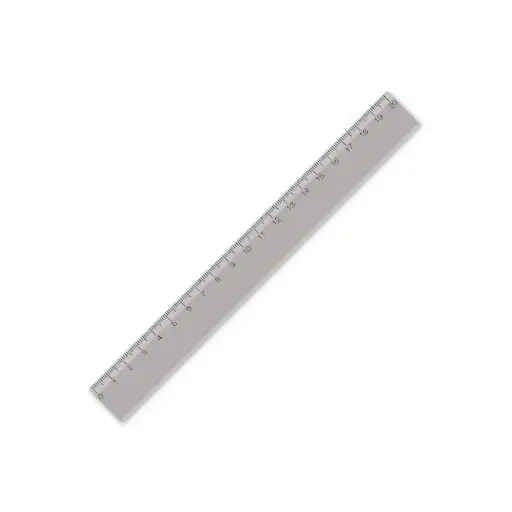 [PIZ170220] Regla escolar Pizzini 1702, 20cm.