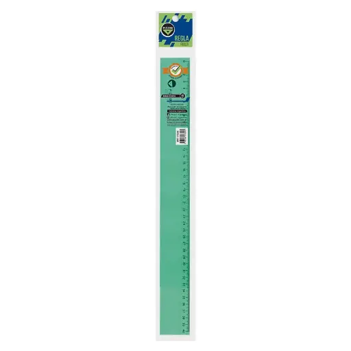 [PIZ173240] Regla acrílica Pizzini 1732, 40cm.