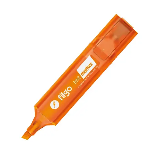 [FILGORETXNAR] Resaltador Filgo Text Marker Flúo chato naranja