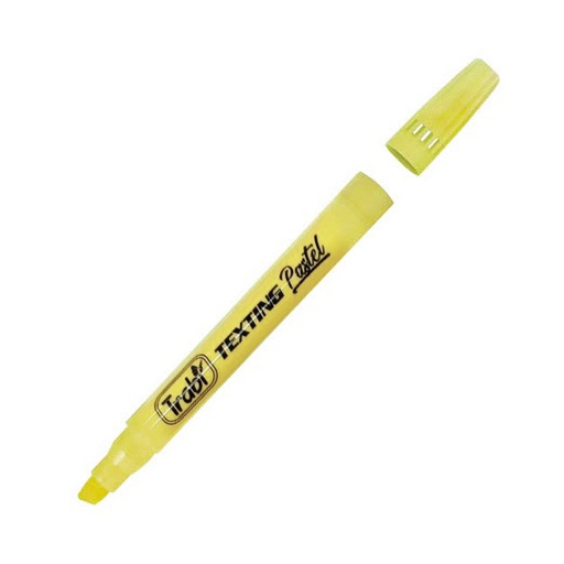[TRABITPASAMA] Resaltador Trabi fino Texting Pastel amarillo