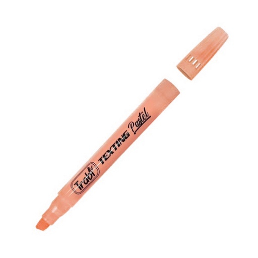 [TRABITPASNAR] Resaltador Trabi Texting fino Pastel naranja