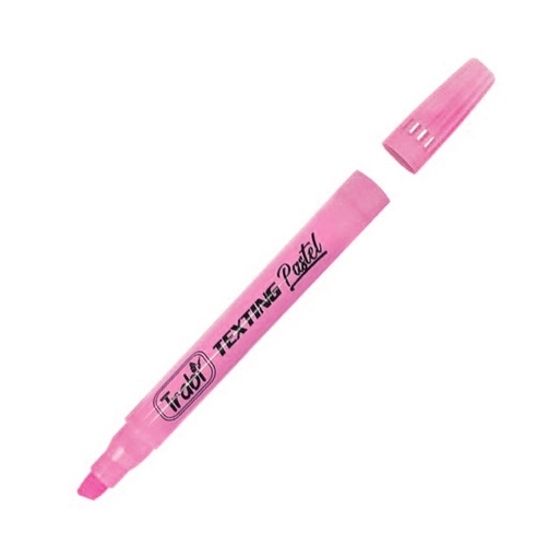 [TRABITPASROS] Resaltador Trabi Texting fino Pastel rosa