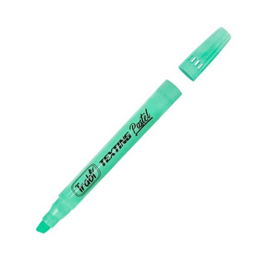 [TRABITPASVER] Resaltador Trabi Texting fino Pastel verde