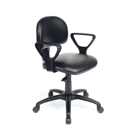 [TYSONR130NE] Silla Neumática Tyson con Ovalina, negra