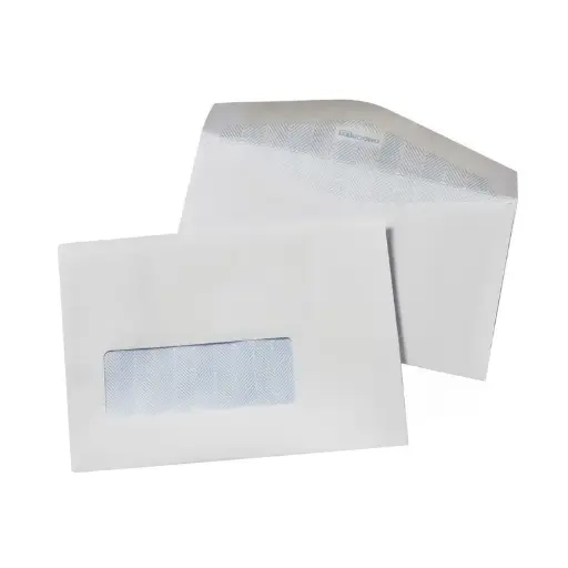 [MEDORO1586] Sobre Comercial con ventana Medoro, 80g. 11.4 x 16.2cm. caja de 500 unidades