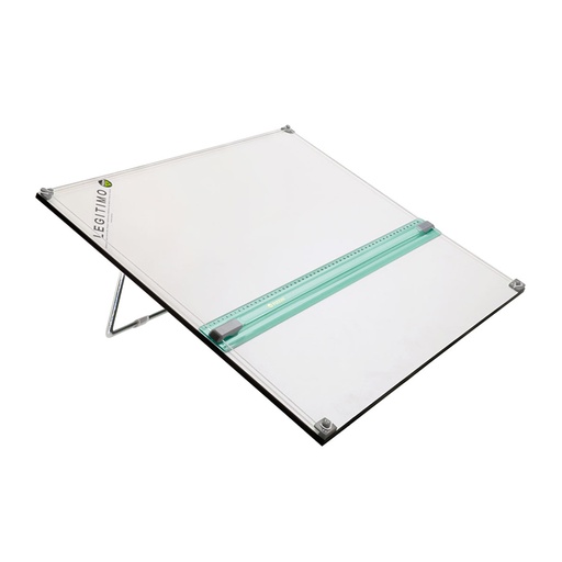 [PIZTA5060ATR] Tablero 50x60 con Paralela Atril 1Posición y Portatablero 774450x60