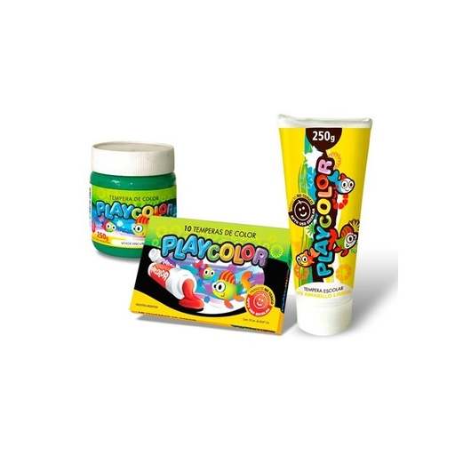 [PLAYTE300CEL] Témpera Playcolor celeste, 250cc.