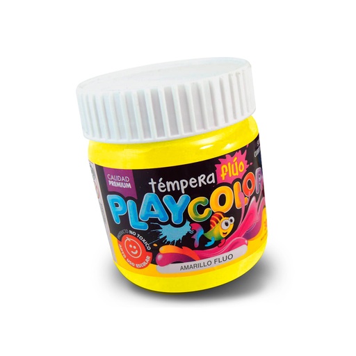 [PLAYTE300FAM] Témpera Playcolor Fluo amarilla, 250cc.