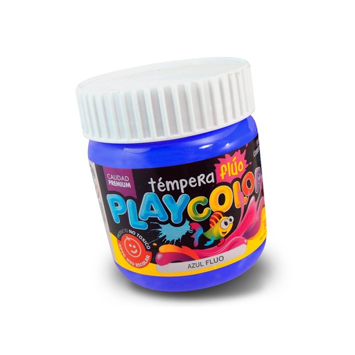 [PLAYTE300FAZ] Témpera Playcolor Fluo azul, 250cc.
