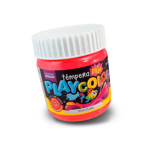 [PLAYTE300FRO] Témpera Playcolor Fluo roja, 250cc.