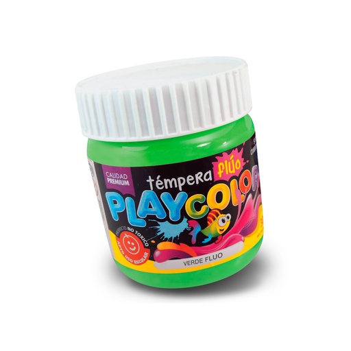 [PLAYTE300FVE] Témpera Playcolor Fluo verde, 250cc.