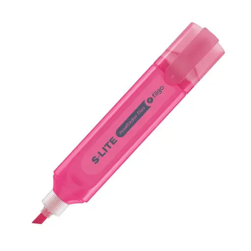 [FILGORELITEROS] Resaltador Filgo S-Lite Flúo chato Rosa