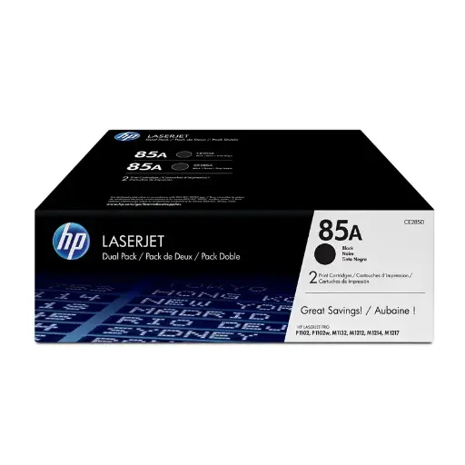 [HPTONCE285AD] Toner Original HP 85A CE285AD, pack de 2 toners