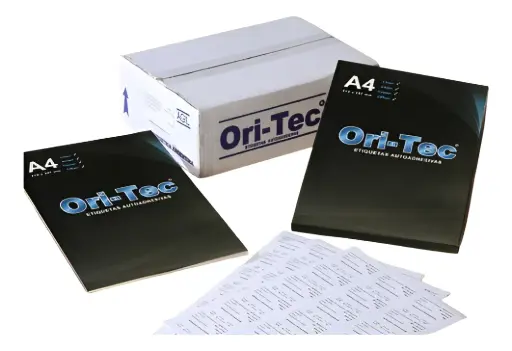 [4137ORION99X57] Etiqueta Ori Tec A4 9.91x5.7 cm 100 hs 1000 etiquetas