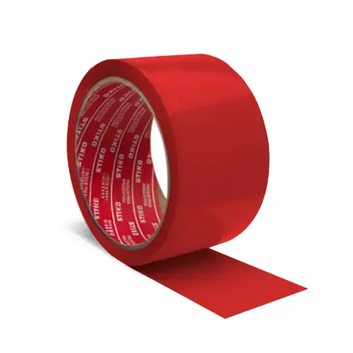 [SKO4850ROJ] Cinta adhesiva Stiko roja, 48mm. x 50mts.