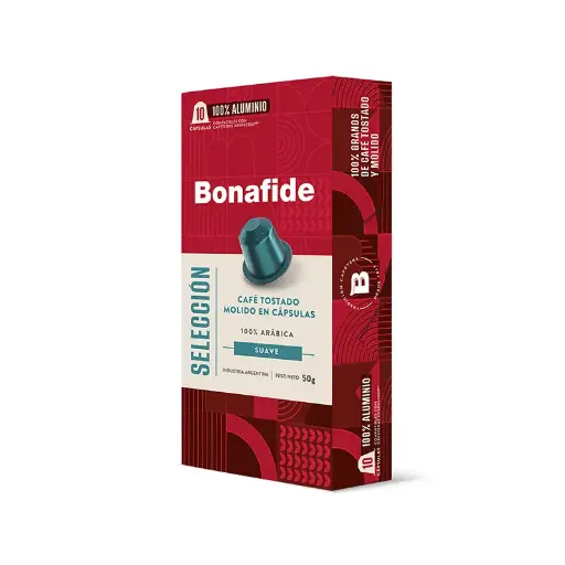 [BONAFCAPSELECNP] Cápsulas Bonafide Seleccion compatibles con Nespresso, 10 unidades de 5g.