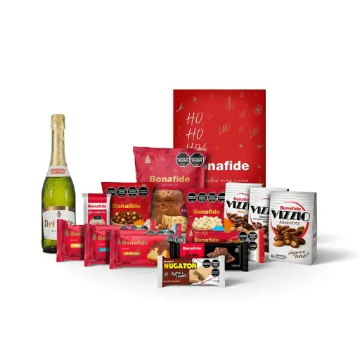[BONAFCAJANAV2] Caja Navideña Bonafide de 13 Productos con Sidra