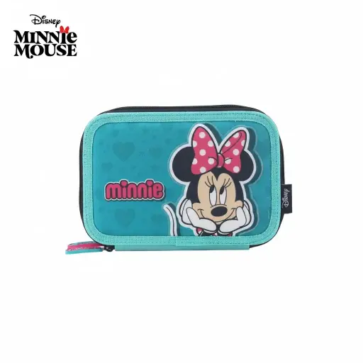 [LSDCA701000024] Cartuchera de 2 cierres con 2 divisiones Minnie LSyD 70.1000024